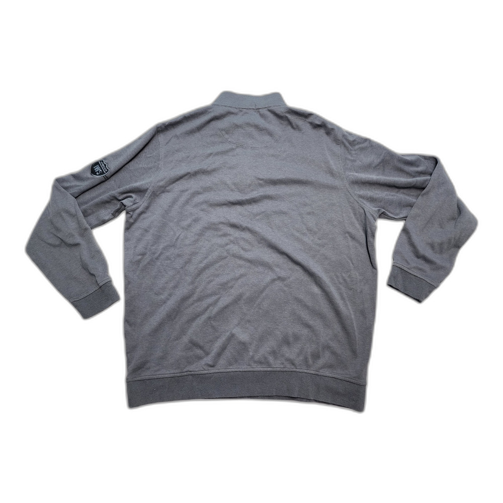 PETER MILLAR Men's 1/4 Zip Pullover Gray Size XXL - Picture 2 of 10